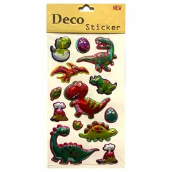 برچسب برجسته هفت رنگ طرح حیوانات &ndash; لوازم تحریر برایتو | خرید اینترنتی لوازم التحریر