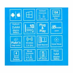 کیبورد و ماوس بی سیم بیاند فراسو مدل Beyond BMK-2310RF &ndash; لوازم تحریر برایتو | خرید اینترنتی لوازم التحریر