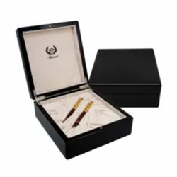 ست خودنویس و روان نویس دیپلمات مدل IPLOMAT EMPEROR بدنه نیمه طلایی قهوه ای &ndash; لوازم تحریر برایتو | خرید اینترنتی لوازم التحریر