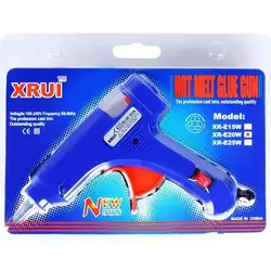 تفنگ چسب حرارتی دکمه دار مدل Xrui &ndash; لوازم تحریر برایتو | خرید اینترنتی لوازم التحریر