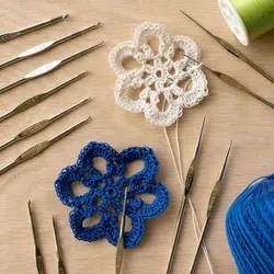 قلاب بافتنی فلزی (میل‌ قلاب بافی) سر طلایی سایز شماره 3 &ndash; لوازم تحریر برایتو | خرید اینترنتی لوازم التحریر