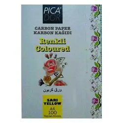 کاغذ کاربن خیاطی ترک مدل پیکادور Picador زرد سایز A4 – لوازم تحریر برایتو | خرید اینترنتی لوازم التحریر