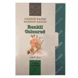 کاغذ کاربن خیاطی ترک مدل پیکادور Picador سبز سایز A4 – لوازم تحریر برایتو | خرید اینترنتی لوازم التحریر