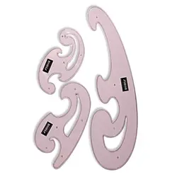 خط کش خیاطی مدل شابلون پیستوله بسته 3 عددی &ndash; لوازم تحریر برایتو | خرید اینترنتی لوازم التحریر