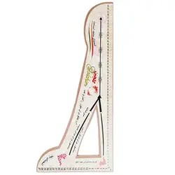 خط کش اشل (گونیا) خیاطی 1/4 مدل گلچین &ndash; لوازم تحریر برایتو | خرید اینترنتی لوازم التحریر