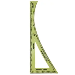 خط کش گونیا مقعر خیاطی مدل زمرد &ndash; لوازم تحریر برایتو | خرید اینترنتی لوازم التحریر