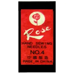سوزن خیاطی دستی مدل رز Rose سایز 4 بسته 20 عددی &ndash; لوازم تحریر برایتو | خرید اینترنتی لوازم التحریر