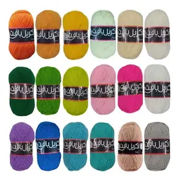 کاموا اکریل بافت بسته 20 عددی &ndash; لوازم تحریر برایتو | خرید اینترنتی لوازم التحریر