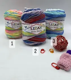 کاموا لیزای باتیک Lizay Batic ترک چند رنگ اسپرت کد 2 بسته 5 عددی &ndash; لوازم تحریر برایتو | خرید اینترنتی لوازم التحریر