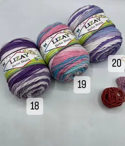 کاموا لیزای باتیک Lizay Batic ترک چند رنگ اسپرت کد 2 بسته 5 عددی &ndash; لوازم تحریر برایتو | خرید اینترنتی لوازم التحریر