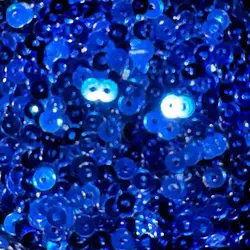 پولک تخت 2 میل آبی کاربنی بسته 25 گرمی &ndash; لوازم تحریر برایتو | خرید اینترنتی لوازم التحریر