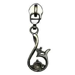 سرزیپ فلزی نمره 5 دندانه پلاستیکی رنگ دودی کد F786