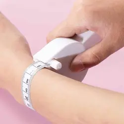 متر خیاطی اندازه گیری بدن مدل قفل دار جمع شو 1.5 متری