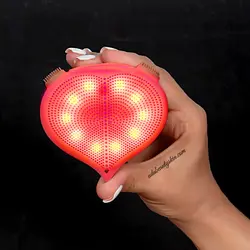 دستگاه 2 در 1 ال ای دی تراپی فیس واش و ماساژور کف سر ضد آب