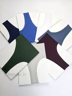 رکابی مردانه یقه گرد آداک Adak کد 7012