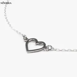 پابند نقره مدل قلب