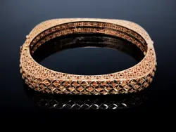 دستبند نقره النگویی مربع فیوژن