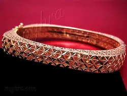 دستبند نقره النگویی مربع فیوژن