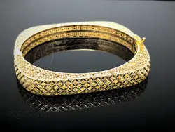 دستبند نقره النگویی مربع فیوژن