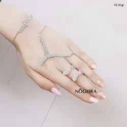 سرویس نقره میکرو مدل برگ