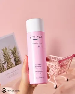 تونر بایفاس روشن کننده ملایم با گلاب برای انواع پوست 500 میلی لیتر