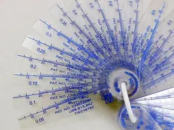 فیلر گیج پلاستیکی 0.05mm-2mm