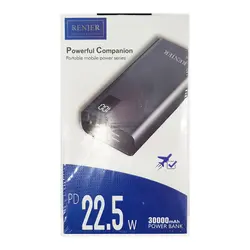 پاوربانک اصلی رنجر فست شارژ Renjer powerbank RJ-33 ظرفیت 30000 میلی آمپر