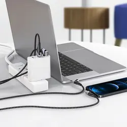 مشخصات و خرید کابل شارژر چند کاره هوکو مدل U95|پژواک رایانه