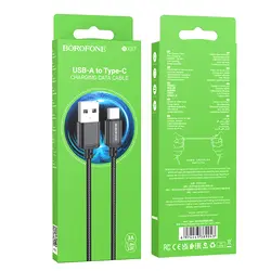 کابل شارژ و دیتا تایپ سی بروفون مدل BX87، به طول 1 متر - فروشگاه پژواک رایانه فرداد