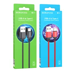 کابل شارژ و دیتا تایپ سی بروفون مدل BX87، به طول 1 متر - فروشگاه پژواک رایانه فرداد