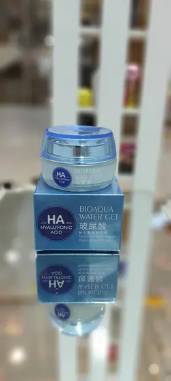 کرم آبرسان بایو آکوا مدل هیالورنیک اسید کلاژن HA حجم 50 میلی لیتر