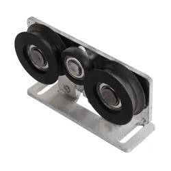 غلتک درب شیشه ای فریم دار طرح لابل مدل 453