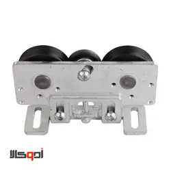 غلتک درب شیشه ای فریم دار طرح لابل مدل 453