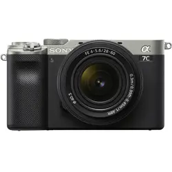 دوربین بدون آینه سونی Sony a7C Mirrorless Camera with 28-60mm Lens Silver Sony a7C Mirrorless Camera with 28-60mm Lens Silver