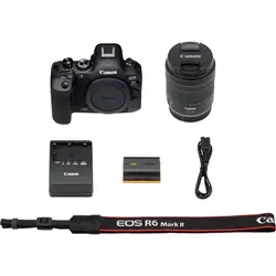 دوربین بدون آینه کانن Canon EOS R6 Mark II Kit RF 24-105mm F4-7.1 IS STM Lens 	Canon EOS R6 Mark II Kit RF 24-105mm F4-7.1 IS STM Lens