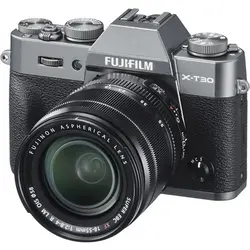 دوربین بدون آینه فوجی فیلم FUJIFILM X-T30 Mirrorless kit 18-55mm Charcoal Silver