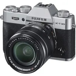 دوربین بدون آینه فوجی فیلم FUJIFILM X-T30 Mirrorless kit 18-55mm Silver