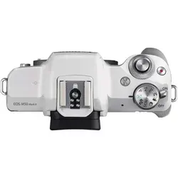 دوربین بدون آینه کانن Canon EOS M50 Mark II kit 15-45mm whiteCanon EOS M50 Mark II kit 15-45mm white