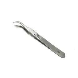 پنس SA 115mm Tweezers With Curved Tips-V