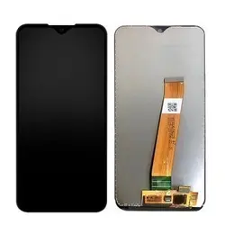کانکتور ریز شرکتی LCD Samsung A015 A015F Galaxy A01 Black Service Pack