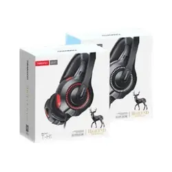 هدفون بازی Headset T-H1 هدفون گیمینگ با میکروفون و چراغ Tranyoo Headphone