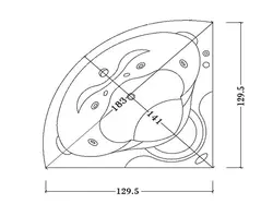 جکوزی آپارتمانی زرین آب مدل برمودا 130
