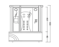 سونا بخار آپارتمانی زرین آب مدل میامی تیپ 2