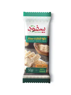 حلوا شکری ممتاز بیسفود 50 گرمی