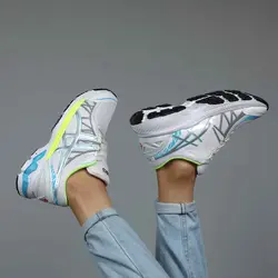 کتونی اسیکس کیانو 20 سفید آبی کد 08 Asics Kayano - فروشگاه اینترنتی عمو