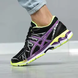 کتونی اسیکس کیانو 20 مشکی فسفری Asics Kayano - فروشگاه اینترنتی عمو