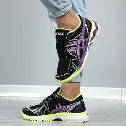 کتونی اسیکس کیانو 20 مشکی فسفری Asics Kayano - فروشگاه اینترنتی عمو