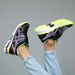 کتونی اسیکس کیانو 20 مشکی فسفری Asics Kayano - فروشگاه اینترنتی عمو