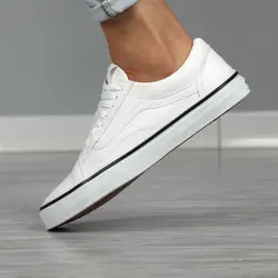 کتونی مردانه ونس Vans سفید تمام - فروشگاه اینترنتی حاج عمو