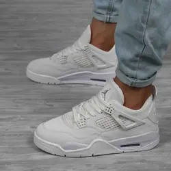 نایک ایر جردن 4 رترو سفید تمام کد 89 Nike Air Jordan 4 Retro - فروشگاه اینترنتی عمو